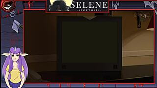 I love Selene's big tits in this lesbian game
