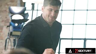 21 sextury mary rock nataly gold and rebecca volpetti had sex together during a steamy audition