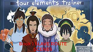 Book 1 all scenes - four elements trainer