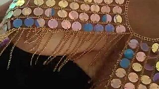 My wife’s a sexy exhibitionist! I love watching her flash those big pierced tits in public!