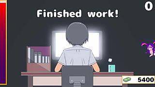 She Felt Horny in the Anime Game with Megu Episode 5