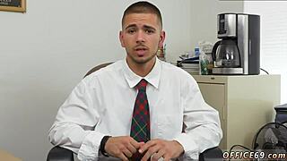 straight dude gets wild gay shower fuck with intern