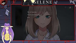 I love Selene's big tits in this lesbian game
