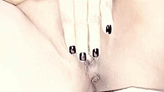 indian desi bhabhi flaunts big boobs while masturbating her hot shaved pussy