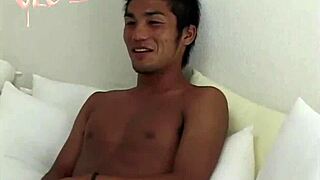 Muscular Japanese Hunk in Steamy Gay Action Scene