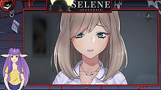 I love Selene's big tits in this lesbian game
