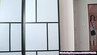 I'm a hot latina milf giving my first blowjob ever!