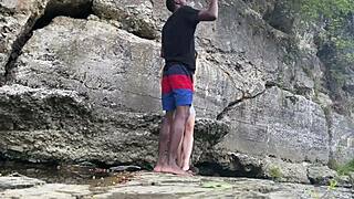 BigDaddyKJ Interracial Couple Gets Naughty on Public Hike