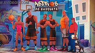 astros do basquete completo with biggest gay cartoon cocks