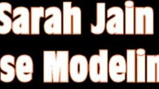 I model pantyhose with Sarah Jain.