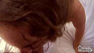 venom evil performs a routine with toys and deepthroats