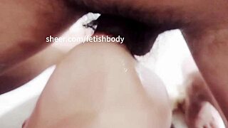 extreme deepthroat blowjob with throat fetish and face fucking