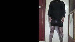 bisexual crossdresser pumps up for bigger fun, part four of his wild journey