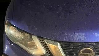 Wow, Candid Public Feet Masturbation In Car With Hidden Pussy View!