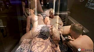 Kendra Kox and Dee Siren indulge in Vegas penthouse orgy with blowjobs and creampies.