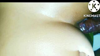 Detailed slow-motion anal scene with creampie and cumshot