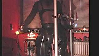 Rubbernurse Agnes Spanks, Whips, and Canes in Wild Session