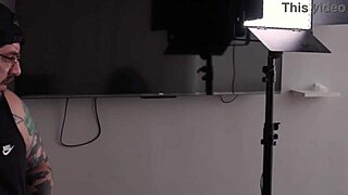 Behind the scenes with an actress featuring a big ass.