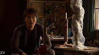 hyun jin park in a sensual korean movie scene from 2010.