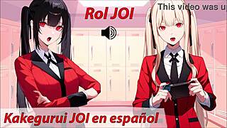 Roleplay Joi Hentai In Spanish Kakegurui With Femdom Instructions And Quickie Cum