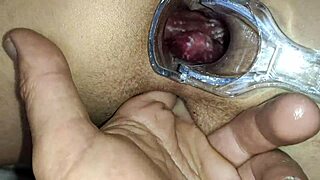 I love this anal masturbaton with dilator and speculum!