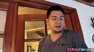 ebony teen 18+ gets ploughed outdoors