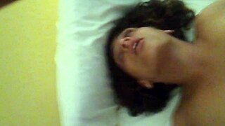 The latin teen 18+ with big tits gets dicked down by monster cock