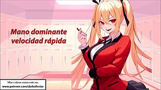 Roleplay Joi Hentai In Spanish Kakegurui With Femdom Instructions And Quickie Cum