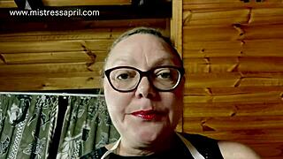 damn, mistress april dominates her slave hard!