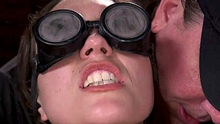 Hot Ass Babe in Stock Gets Whipped