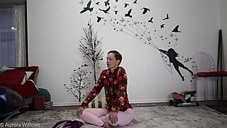 Hey, wanna join me for a steamy yoga lesson with my cute friend?