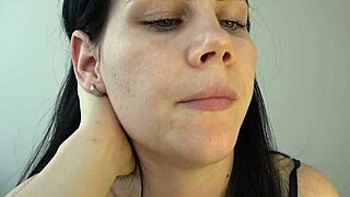 Giantess Anna is going to eat you in this homemade POV video.