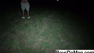 This risky bareback fuck at Boysdomen is intense