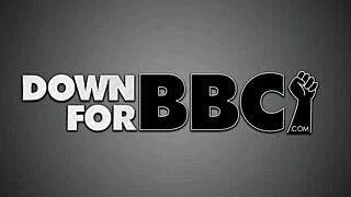 Down For BBC - Lea Lexis, Thick Blonde, Bending Wild For Big Black Cock!