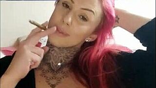 i see sensual wife smoking and teasing on webcam