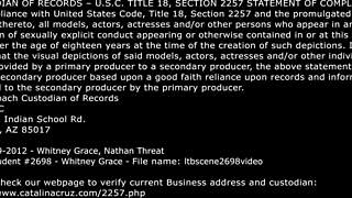 licensed to blow whitney grace's big tits in rough interracial