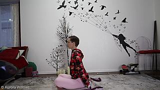 Hey, wanna join me for a steamy yoga lesson with my cute friend?