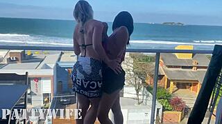 I took a friend to my apartment while the husband was away