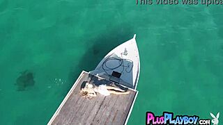 Yo, check this beautiful blonde milf Olivia Preston stripping naked outdoors!