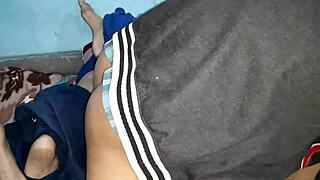 indian student seduces teacher for steamy college sex in private session.