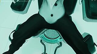 Bound slut squirts in machine, or is it a dream?