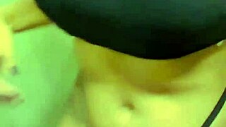 Sex in the gym bathroom with a chubby redhead