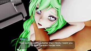 In part 5, Miku’s quest to be a porn star continues