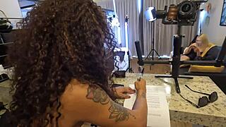 Behind the Scenes Porn with Monster Cock Facial?