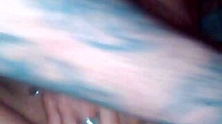 i'm playing with maggie's pussy while masturbating