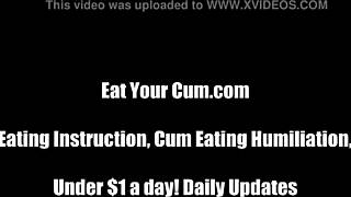 Cum On My Tits And Lick Them Both Clean Cei Femdom Pov