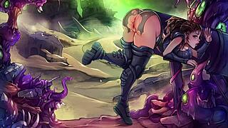 Slutcraft Gameplay Part 30 - Milf Takes Huge Cock in BDSM Scene