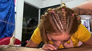 Latina Milf Sucks Interracial Big Cock And Gets Creampie In Bedroom