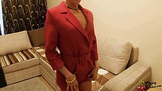 Hot woman says, Suck this big dick, boss, then take my ass!