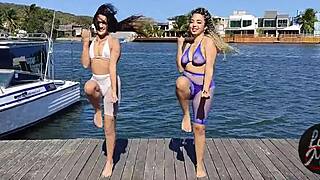 Hey, dancing with big tits leads to oral and cum 😏